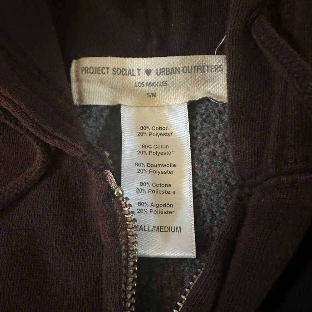 Urban Outfitters oversized brown butterfly hoodie - Picture 2 of 3